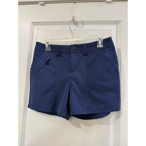 Willit Womens Hiking Shorts Navy Blue Stretch Nylon Outdoor Trail Shorts Size 6